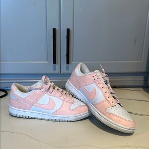 Nike Women's Pink and White Sneakers